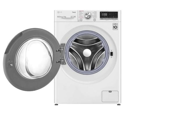 LG Serie V5 F2DV5S7S1E - Vaskemaskin/tørker - Wi-Fi - bredde: 60 cm - dybde: 53.5 cm - høyde: 85 cm - frontileggelse - 7 kg - 1200 rpm - hvit