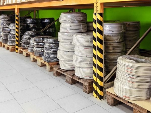 Durable C35, Plast, Svart, Gul, Platt, 1000 mm, Kina