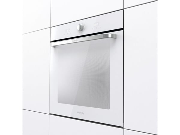 Gorenje BOS6737SYW, Stor, Elektrisk ovn, 77 l, 77 l, 300 °C, Innebygget