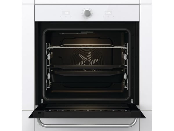 Gorenje BOS6737SYW, Stor, Elektrisk ovn, 77 l, 77 l, 300 °C, Innebygget