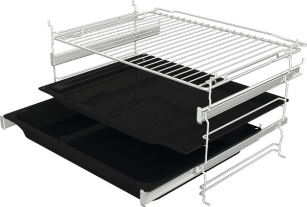 Gorenje BOS6737SYW, Stor, Elektrisk ovn, 77 l, 77 l, 300 °C, Innebygget