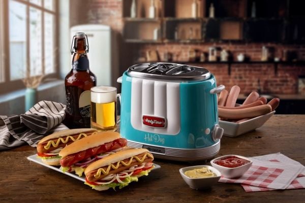 Ariete 0206/01, Hot dog rister, Lyseblå, 2 stykker, 650 W, 160 mm, 270 mm
