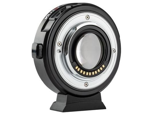 VILTROX EF-M2 II, Canon EF, M4/3, 6,7 cm, Svart, Silver, 0,71x, 118 g