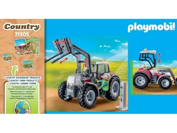 Playmobil Country 71305, Traktor, 4 År, Multifärg, Plast