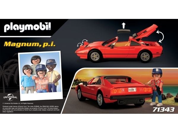Playmobil 71343, Bil, Magnum, 5 År, Röd