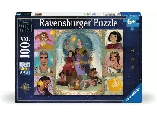 Ravensburger Disney Wish, 100 stykker, Tegneserier, 6 år