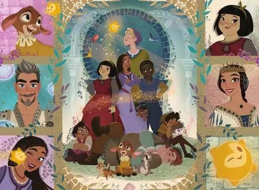 Ravensburger Disney Wish, 100 stykker, Tegneserier, 6 år