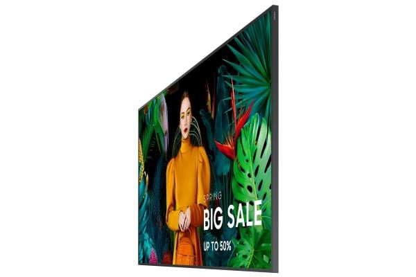 Samsung QH65C, Digitaalinen litteä infotaulu, 165,1 cm (65"), LCD, 3840 x 2160 pikseliä, Wi-Fi, 24/7
