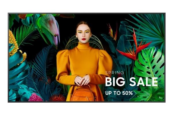Samsung QH65C, Digitaalinen litteä infotaulu, 165,1 cm (65"), LCD, 3840 x 2160 pikseliä, Wi-Fi, 24/7