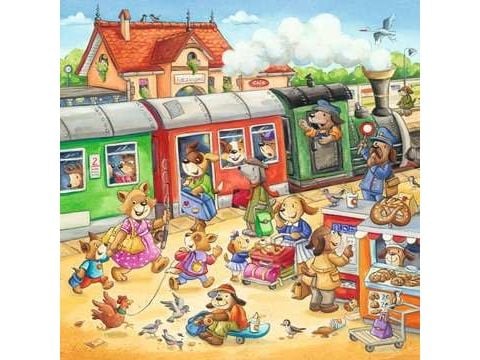Ravensburger 5249, 49 kpl, Sarjakuvat, 5 vuosi/vuosia