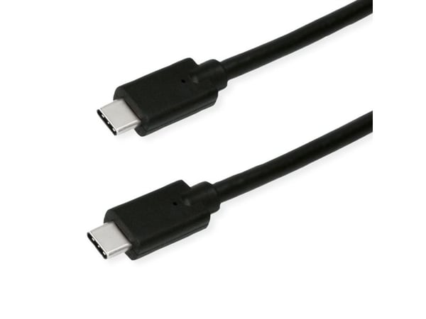ROLINE 11449073, 2 m, USB C, USB C, USB 3.2 Gen 2x2, 20 Gbit/s, Svart