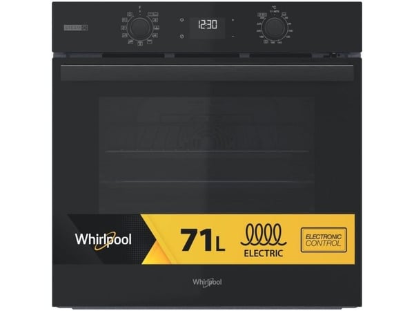 Whirlpool Elements Steam OMSR58RU1SB, Keskikokoinen, Sähköuuni, 71 L, 71 L, Pakotettu tuuletin, 2200 W