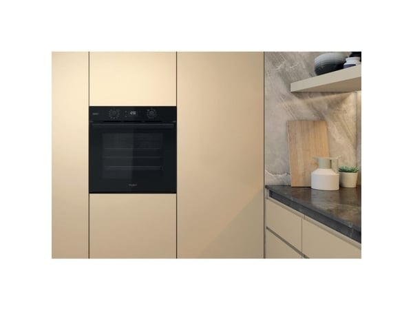 Whirlpool Elements Steam OMSR58RU1SB, Keskikokoinen, Sähköuuni, 71 L, 71 L, Pakotettu tuuletin, 2200 W
