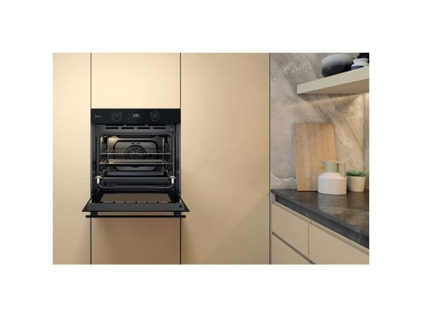 Whirlpool Elements Steam OMSR58RU1SB, Keskikokoinen, Sähköuuni, 71 L, 71 L, Pakotettu tuuletin, 2200 W