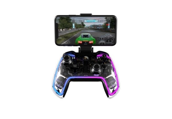 Havit 6939119064648, Spelplatta, Android, PC, PlayStation 4, Playstation 3, Xbox One, iOS, Trådlös, Bluetooth, 10 m, Transparent