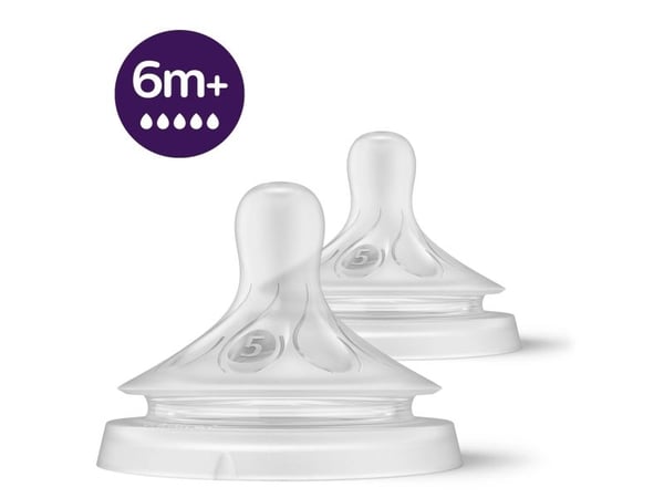 Philips AVENT Natural Response SCY965/02 Natural Response flaskesmokk, Ortodontisk, Anti-kolikkventil, 2 stykker