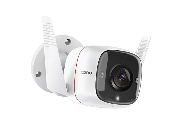 TP-Link Tapo TC65, IP-sikkerhetskamera, Utendørs, Ledning & Trådløs, Amazon Alexa & Google Assistant, CE, Tak/Vegg