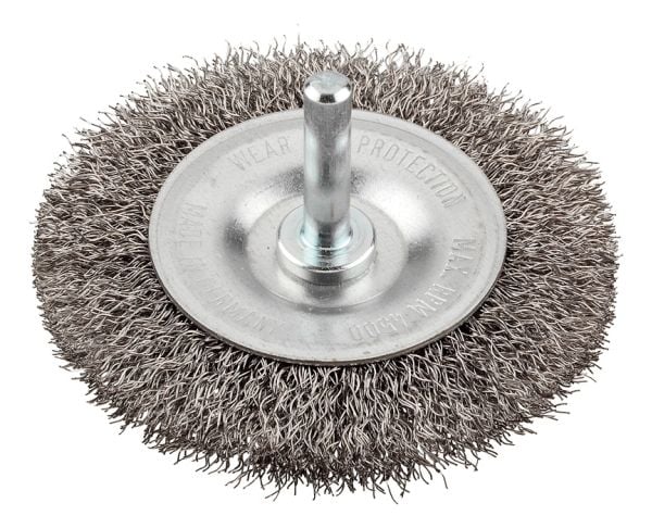 kwb 607410, Stålborsthjul, 6 mm, 10 cm, 0,2 mm, Metall, Sten, Metall