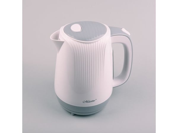 Feel Maestro MR042 hvit, 1,7 L, 2200 W, grå, hvit, plast, vannmåler, overopphetingsbeskyttelse