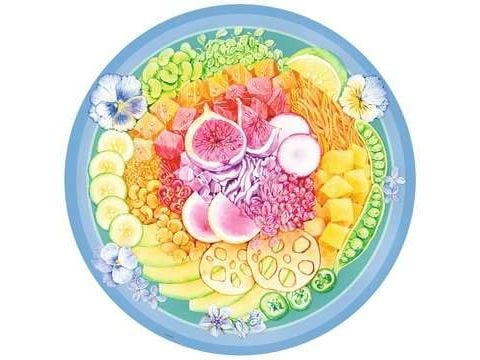 Ravensburger Poke Bowl, 500 stykker, Mat og drikke, 12 år
