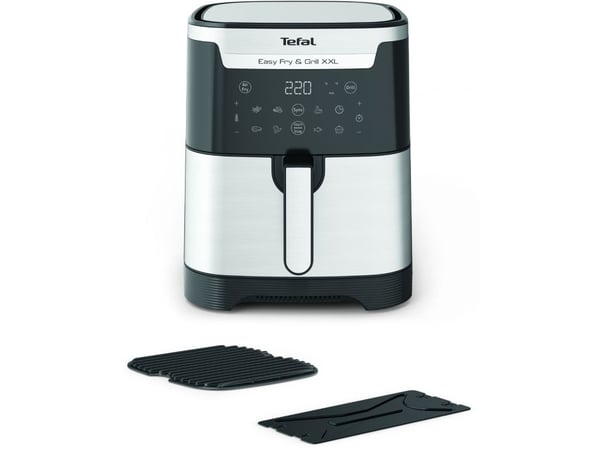 Tefal Easy Fry & Grill XXL EY801D15 - Varmluftsfritös - 6.5 liter - 1.83 kW - rostfritt stål