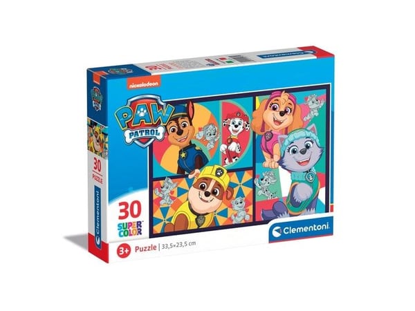 Clementoni Paw Patrol, 30 stykker, Fjernsyn/ filmer, 3 år