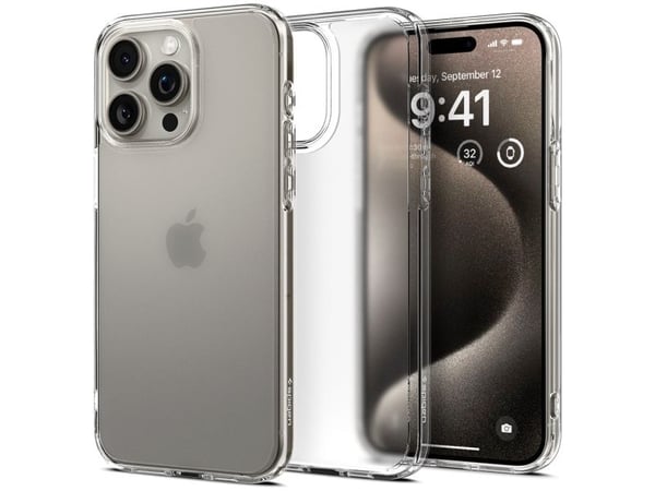 Spigen ACS06565, Suojus, Apple, iPhone 15 Pro Max, 17 cm (6.7"), Läpinäkyvä