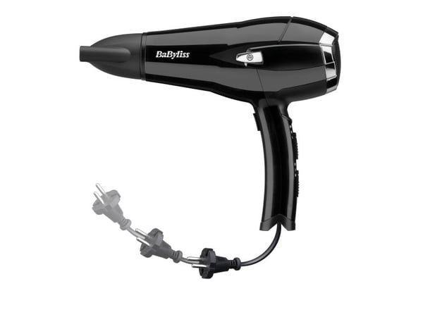 BaByliss D374DE Cordkeeper 2000 Hair Dryer 2000 Watts with Ion Technology