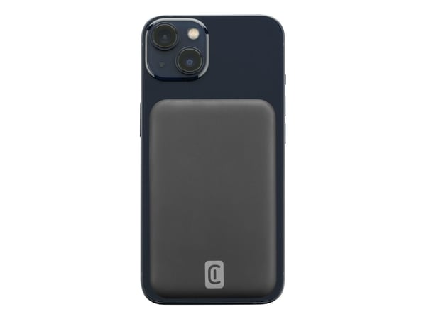 Cellularline 8018080449604, 5000 mAh, Langaton lataaminen, Musta
