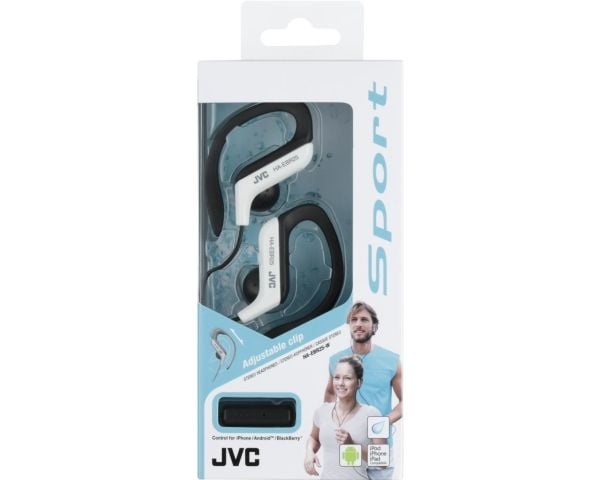 JVC HA-EBR25-W-E, Langallinen, 16 - 20000 Hz, Urheilu, 13 g, Kuulokkeet, Valkoinen