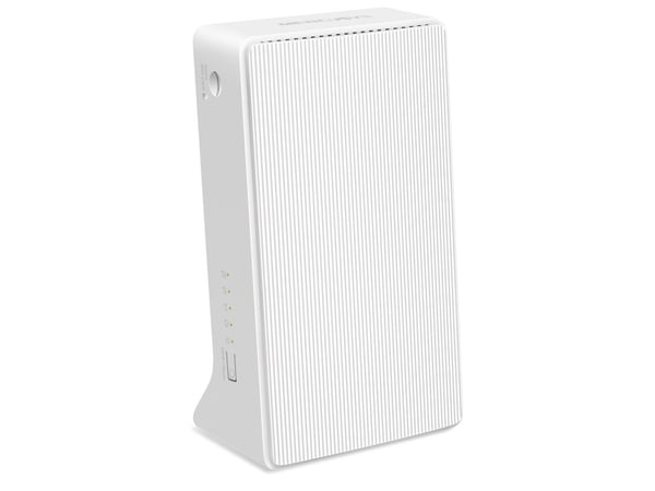 Mercusys MB110-4G, Wi-Fi 4 (802.11n), Singel-band (2,4 GHz), Nätverksansluten (Ethernet), 4G, Vit, Desktop router