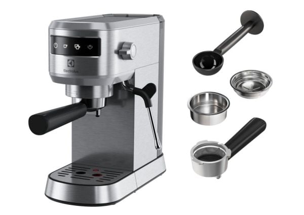 Electrolux 910 003 708 E6EC1-6ST, Espressomaskin, 1 l, Malt kaffe, 1450 W, Rustfritt stål