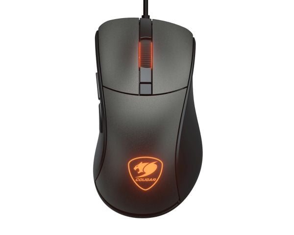 Cougar 3MSEXWOMB.0001, Oikeakätinen, Optinen, USB A-tyyppi, 6400 DPI, Musta