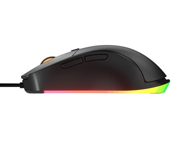 Cougar 3MSEXWOMB.0001, Oikeakätinen, Optinen, USB A-tyyppi, 6400 DPI, Musta