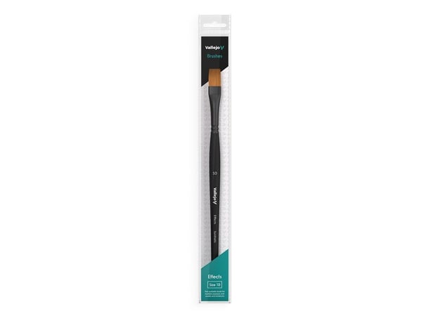 Brush flat synthetic hair No. 10