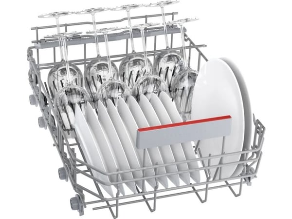 Bosch Serie 4 SPI4HMS49E, Halvveis innebygget, Slimline (45 cm), Svart, Rustfritt stål, Knapper, 1,75 m, 1,65 m