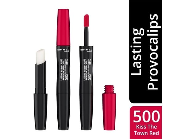 Rimmel Lasting Provocalips 16hr Lipstick 500 Kiss The Town Red 39 Ml