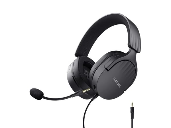 Trust GXT 489 FAYZO, Langallinen, Pelaaminen, 20 - 20000 Hz, 256 g, Kuulokkeet, Musta