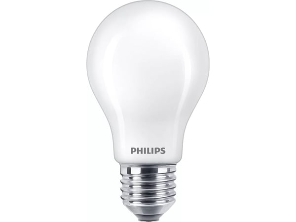 Philips Classic - LED-lyspære - form: A60 - mattslipt finish - E27 - 10.5 W (ekvivalent 100 W) - klasse D - kjølilg hvitt lys - 4000 K