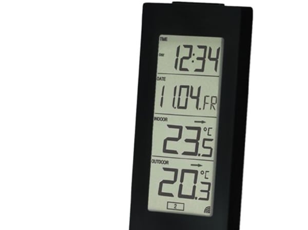 Technoline WS 9767, Svart, Inne Termometer, Utendørs Barometer, Termometer, Termometer, F, °C, AA