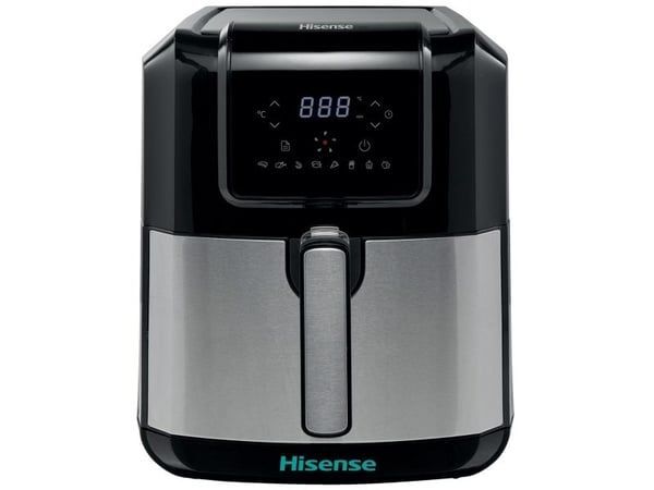 Hisense H06AFBS1S3, Varmluftsfrityr, 5 l, 80 °C, 200 °C, Single/enkelt, Svart