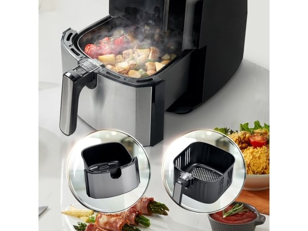 Hisense H06AFBS1S3, Varmluftsfrityr, 5 l, 80 °C, 200 °C, Single/enkelt, Svart