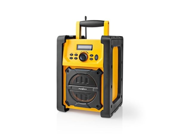 Nedis radio Nedis RDFM3100YW radio Workplace Digital Svart, Gul