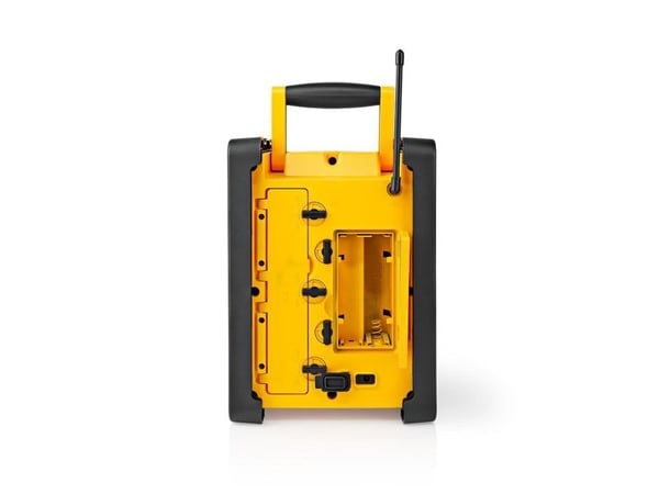 Nedis radio Nedis RDFM3100YW radio Workplace Digital Svart, Gul