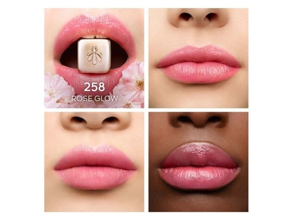 Guerlain KissKiss Bee Glow, Huulirasva, Vaaleanpunainen, Naisten, Kaikille ihotyypeille, Mehiläisvaha, Kosteuttava, Ravitseva, Tasoittava, Pehmentä...