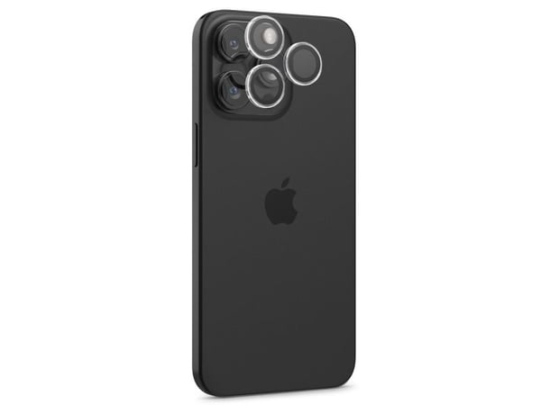 Spigen GLAS.tR EZ Fit Optik Pro, Apple, iPhone 15 Pro / 15 Pro Max / 14 Pro / 14 Pro Max, Reptålig, Transparent, 2 styck