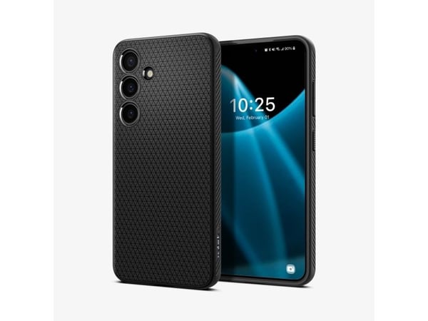 Spigen Liquid Air, Omslag, Samsung, Galaxy S24, 15,8 cm (6.2"), Svart