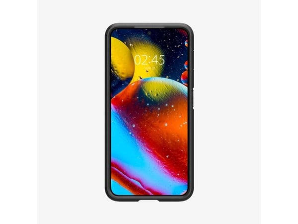 Spigen Tough Armor - Baksidesskydd för mobiltelefon - polykarbonat, termoplastisk polyuretan (TPU) - svart - för Samsung Galaxy S24
