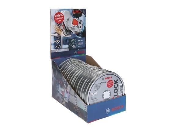 Bosch Standard för INOX WA 60 T BF - Skärskiva - 125 mm - X-LOCK (förpackning med 10 stycken)