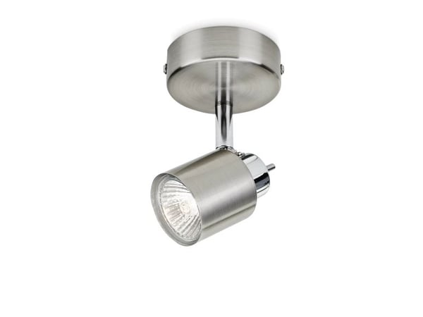Philips Essentials Meranti tak-/väggspotlight, Utanpåliggande spotlight, GU10, 1 lampor, LED, 220-240 V, Krom